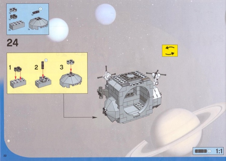 Lego lunar lander instructions sale