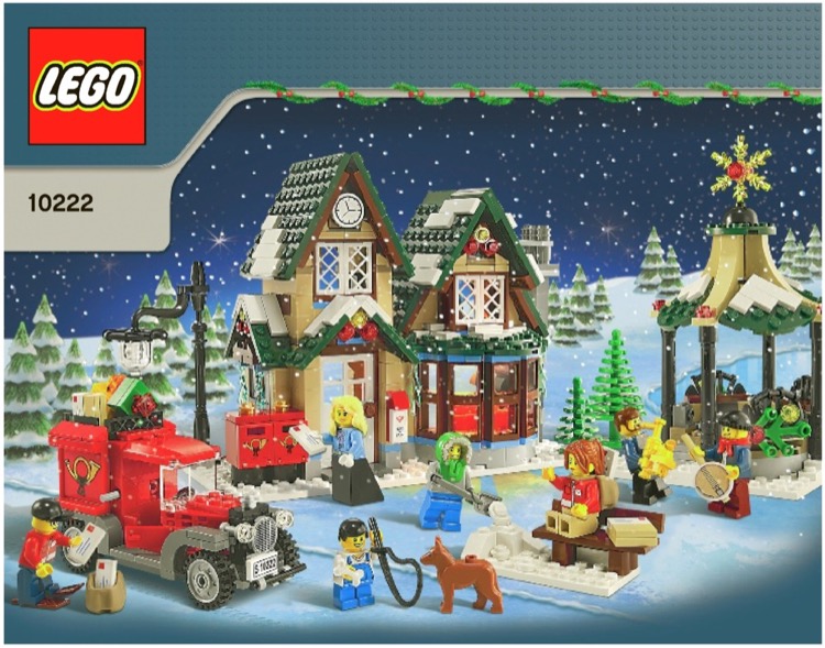 LEGO 10222 Winter Village Post Office Instructions, Advanced models -  Winter Village Collection