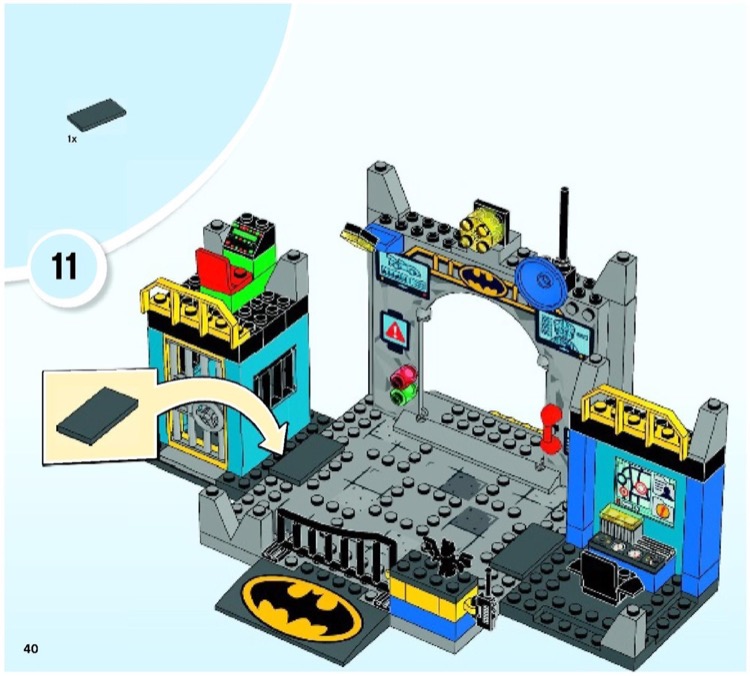 Lego batcave instructions sale