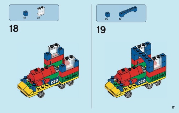 Lego legoland train 40166 online