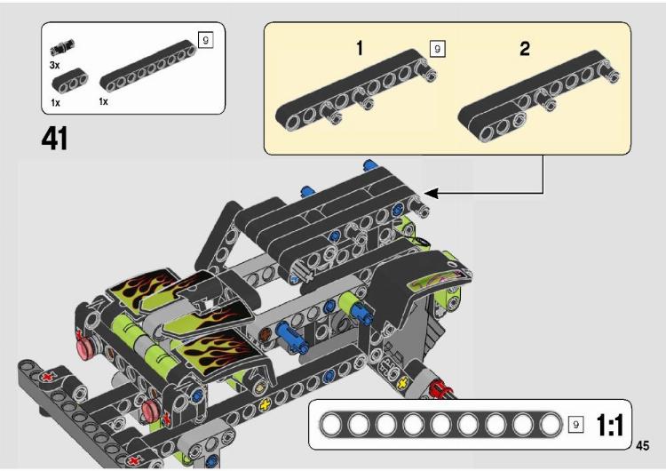 LEGO Instructions For Set 42118 Monster Jam Grave Digger Technic 