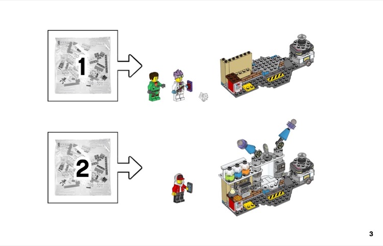 Lego hidden side instructions sale