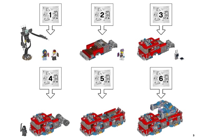 LEGO 70436 Phantom Fire Truck 3000 Instructions, Hidden Side - {None}