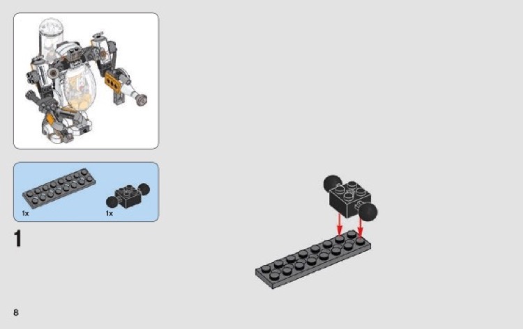 LEGO 70920 Egghead Mech Food Fight Instructions The LEGO Batman Movie None