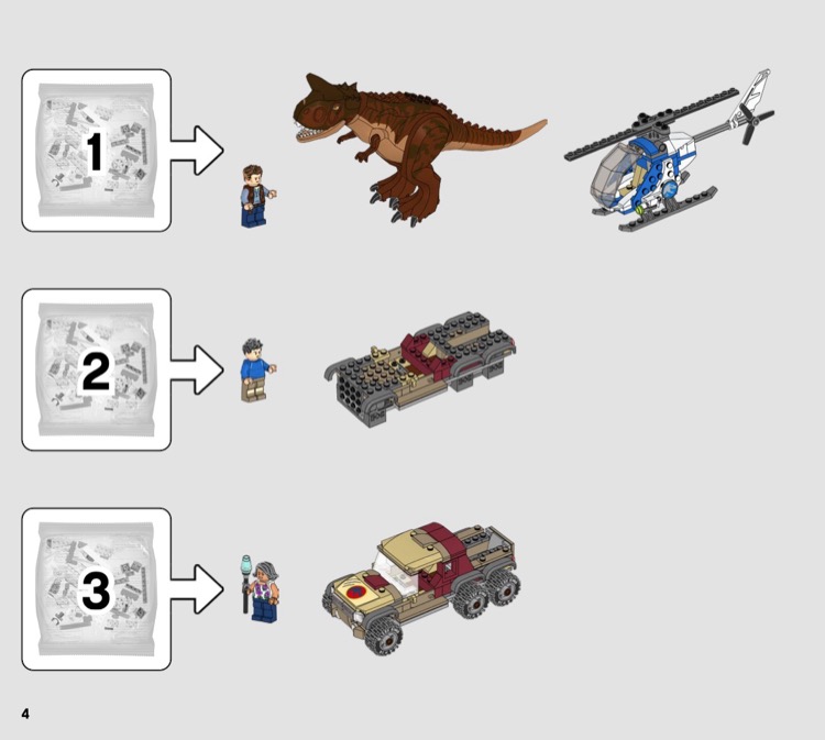 Lego carnotaurus instructions sale