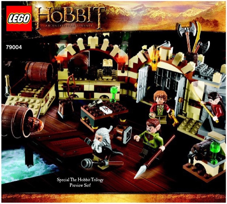 LEGO 79004 Barrel Escape Instructions The Hobbit An Unexpected Journey