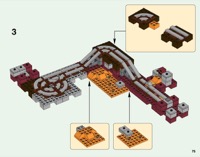 LEGO 21130 The Nether Railway Instructions Minecraft Minifig scale