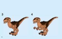 Lego jurassic park velociraptor chase instructions sale