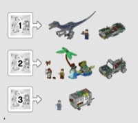 LEGO 75935 Baryonyx Face Off The Treasure Hunt Instructions Jurassic World Legend of Isla Nublar